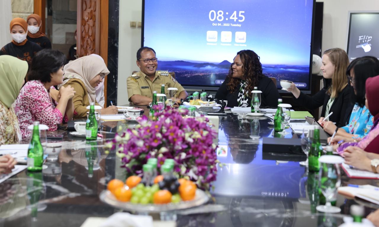 Terima Kunjungan Wadir Kantor Bantuan Luar Negeri Amerika Serikat, Danny Paparkan Program Inovatif